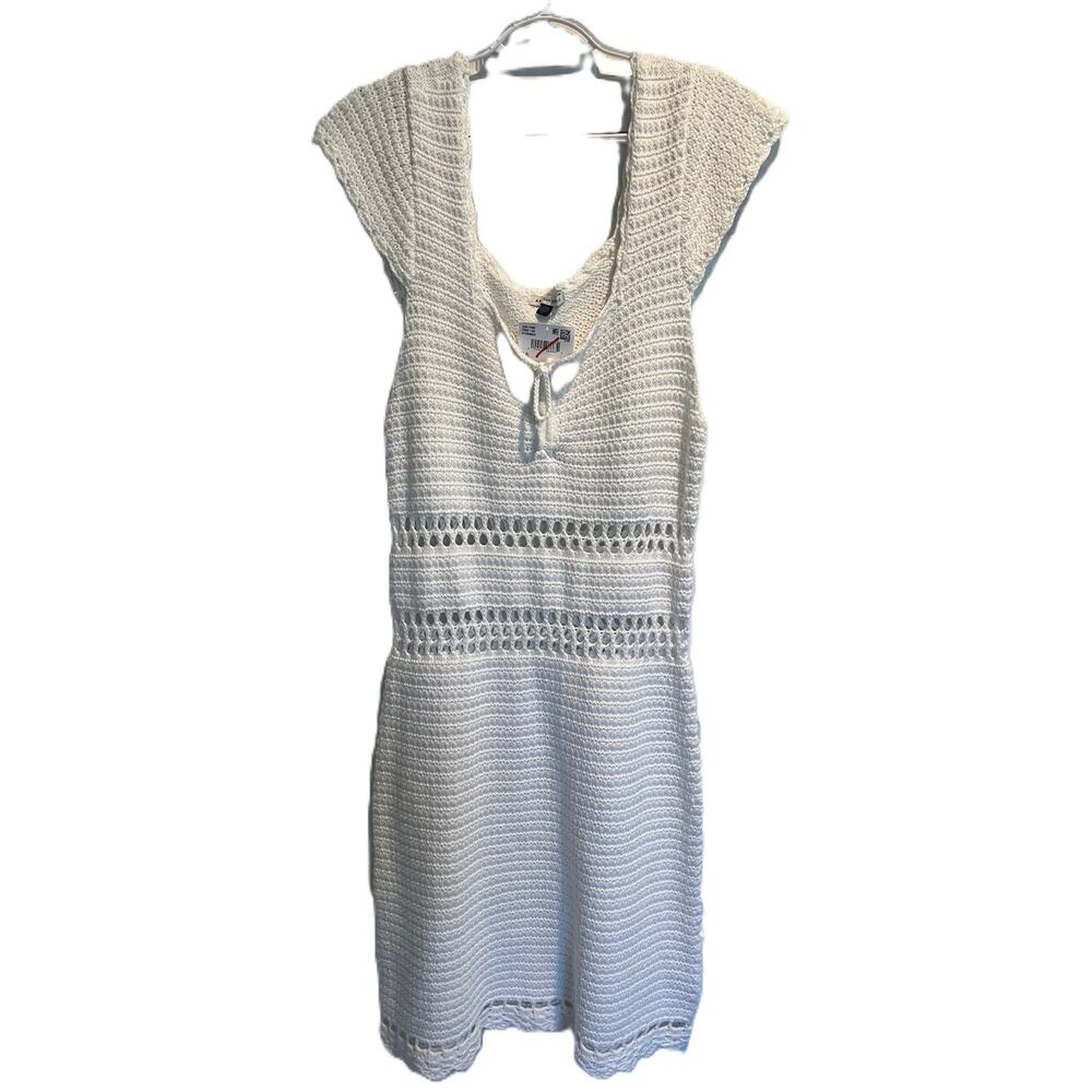 American Eagle White Crochet Cover‑Up - Size XL - NWT